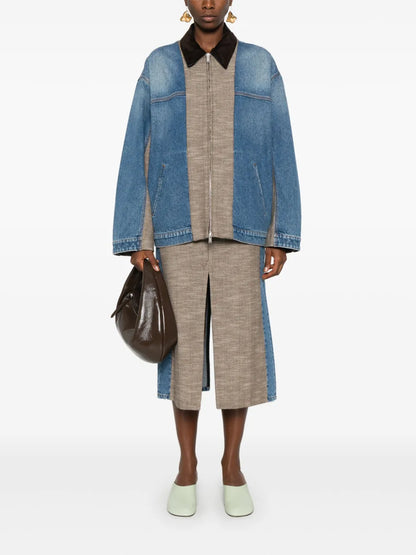 Tweed Denim Jacket