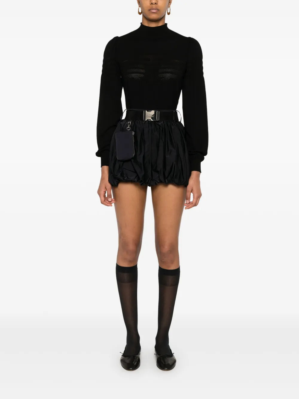 Belted Mini Skirt