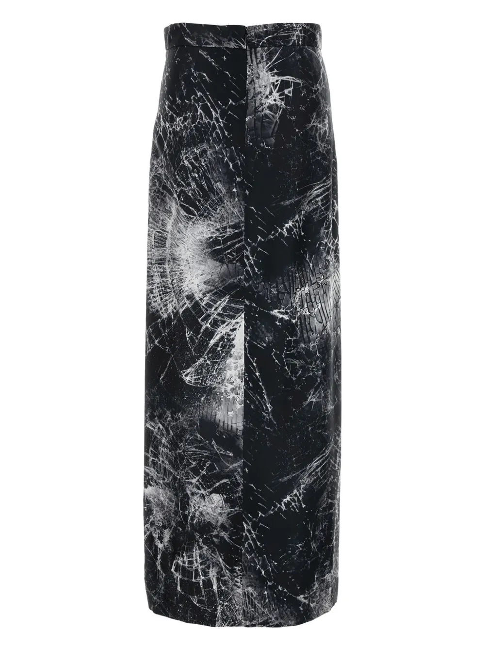 Abstract-Print Skirt