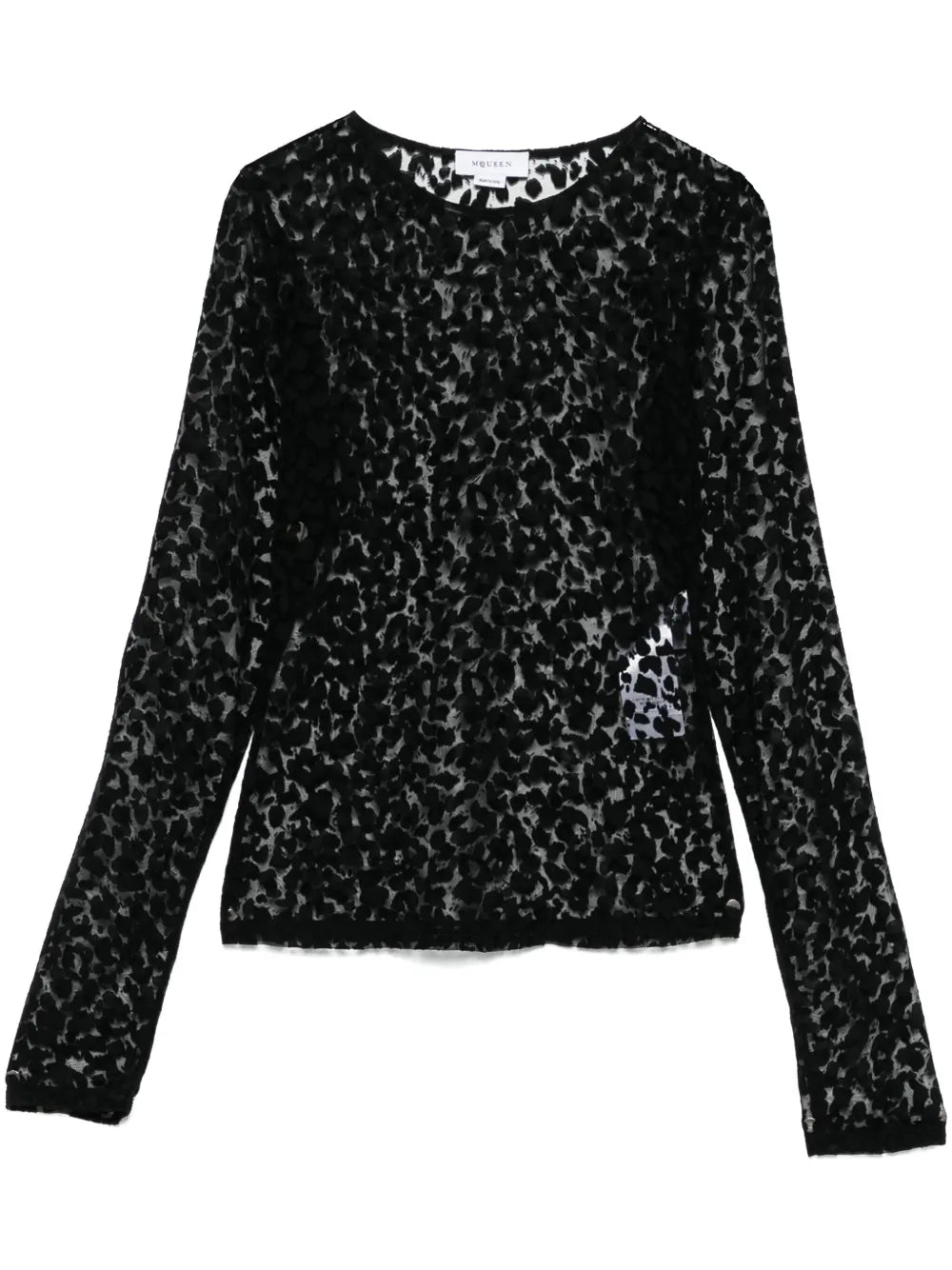 Leopard-Pattern Top