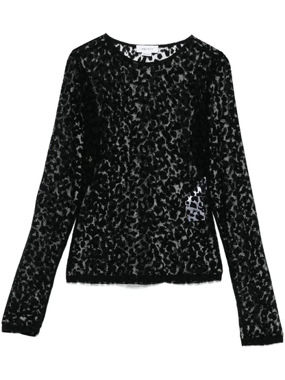 Leopard-Pattern Top