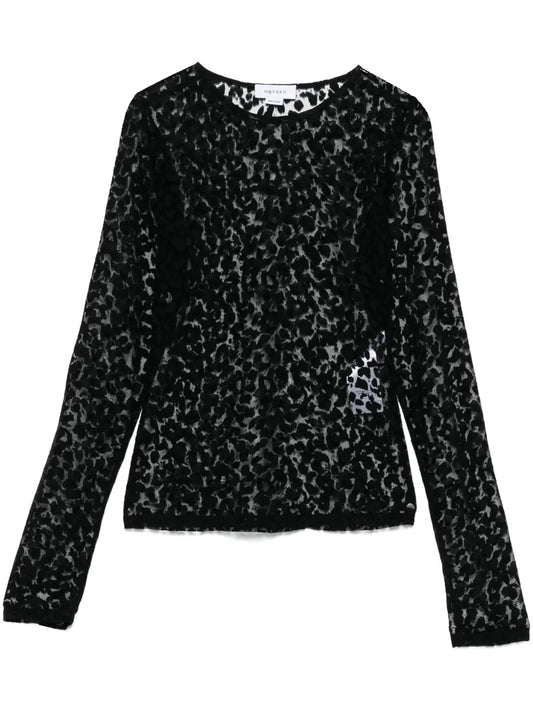 Leopard-Pattern Top