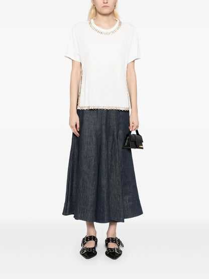 Crystal-Embellished T-Shirt