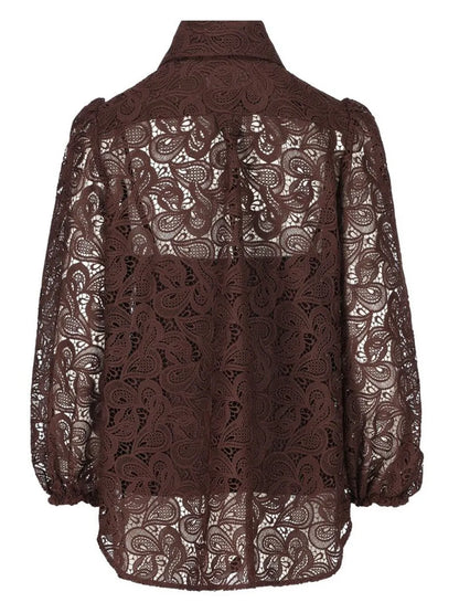 Illustration Lace Blouse