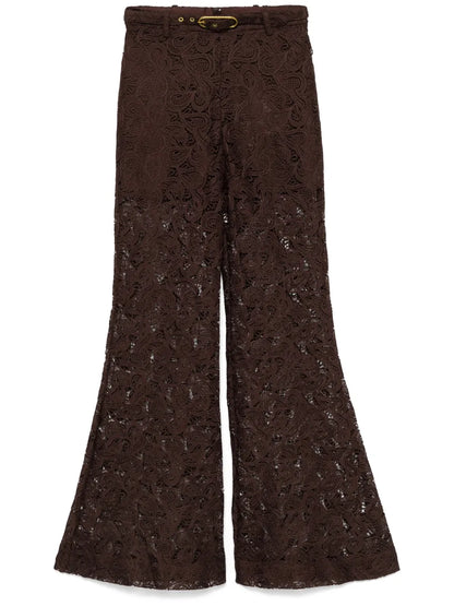 Illustration Lace Trousers