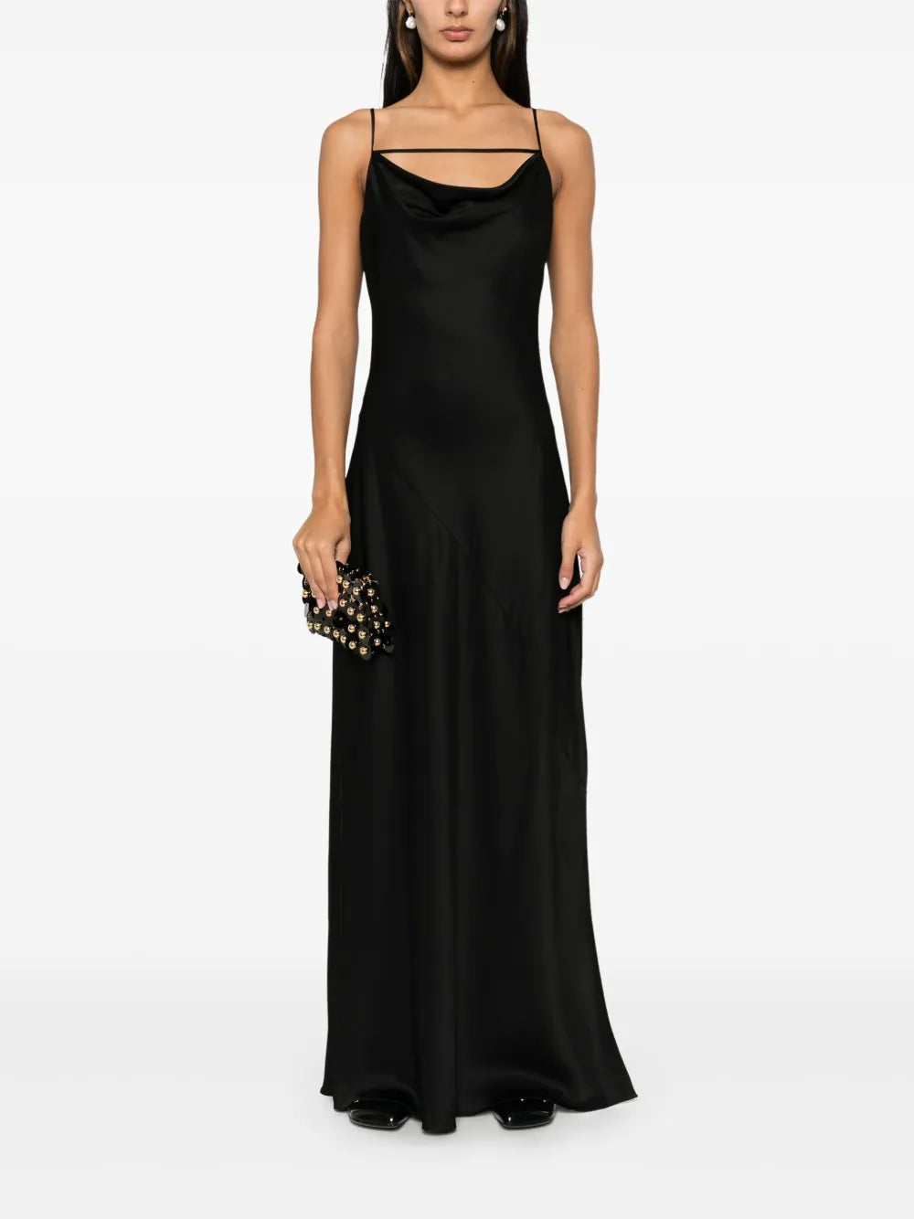 Satin Mermaid Maxi Dress
