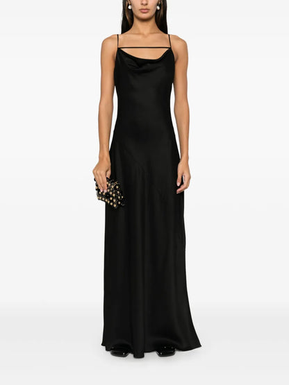 Satin Mermaid Maxi Dress