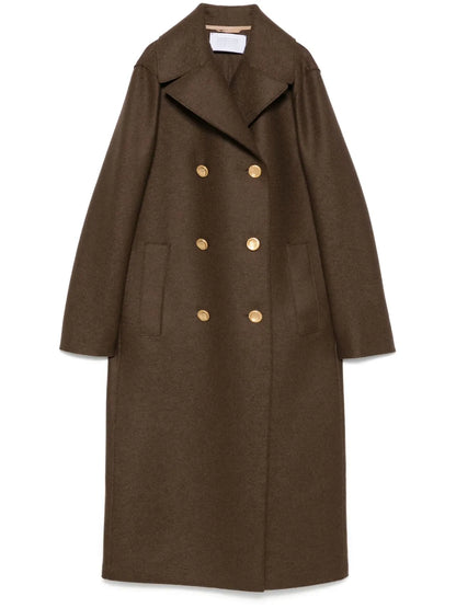 Virgin-Wool Military Coat