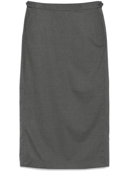 Suiting Midi Skirt