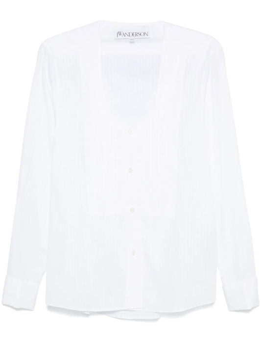 Pintuck Bib Shirt