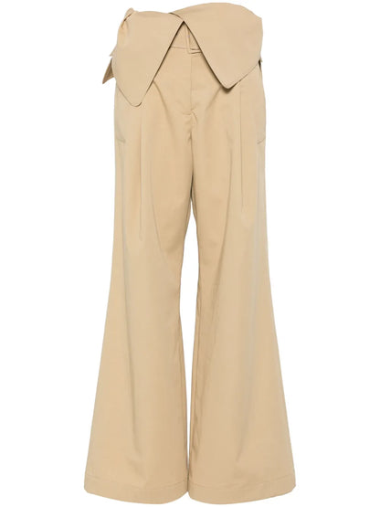 Foldover Trench Trousers