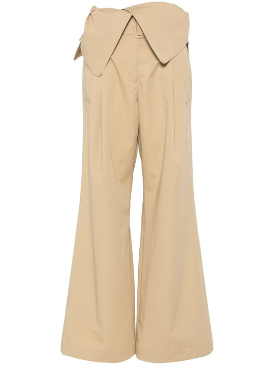 Foldover Trench Trousers