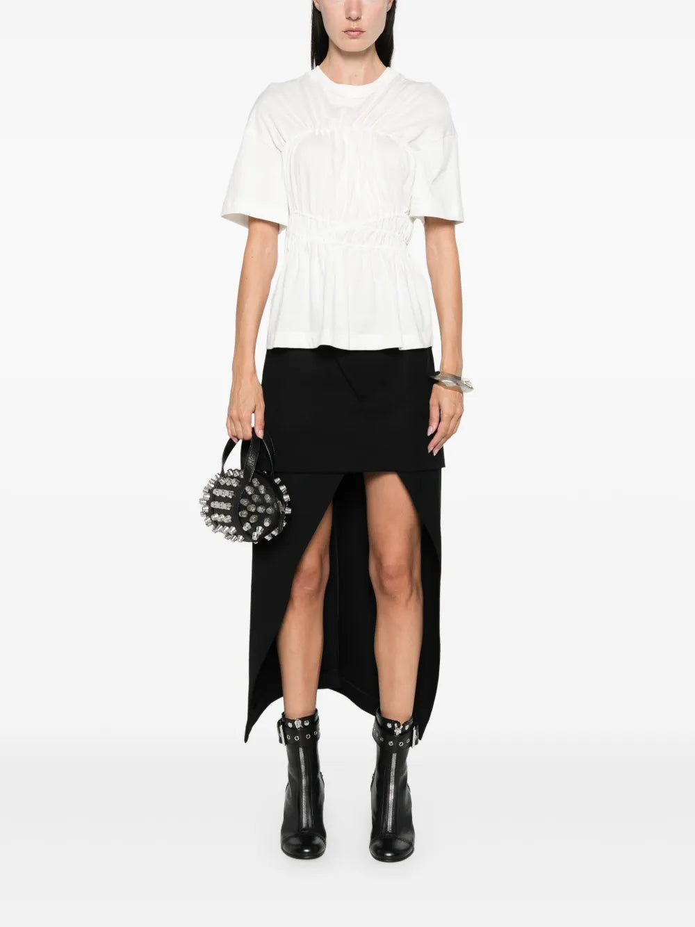 Gathered Detail T-Shirt