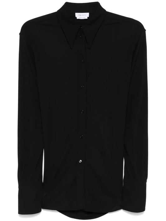 Chain-Link Detail Blouse