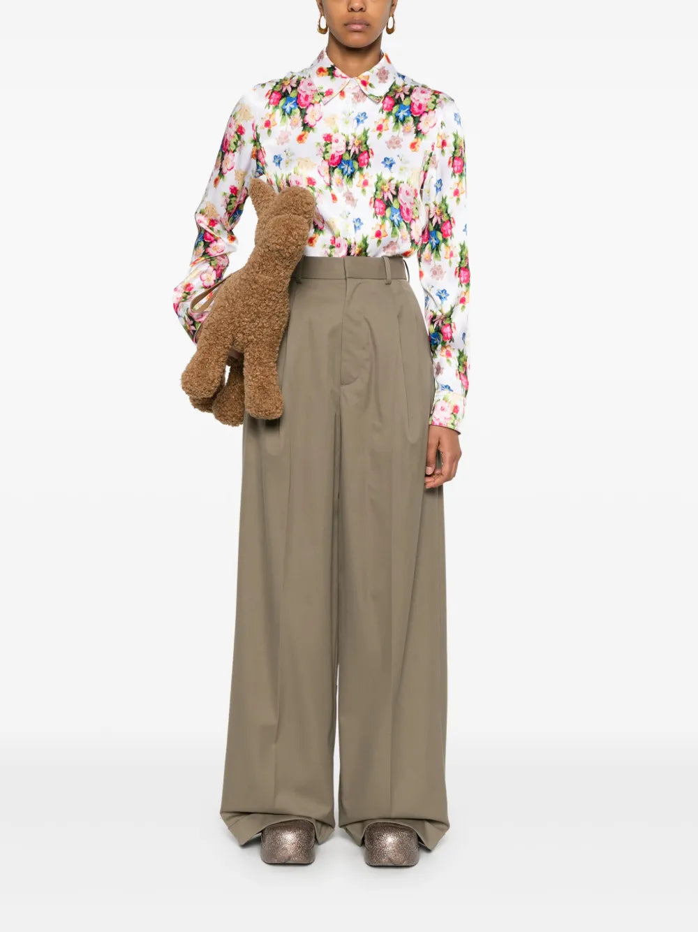 Floral-Print Shirt