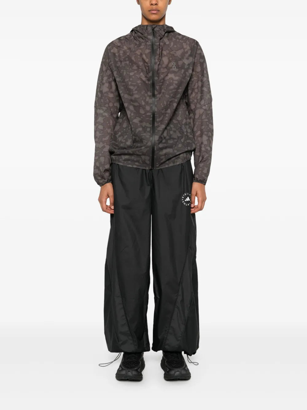 Wide-Leg Track Pants