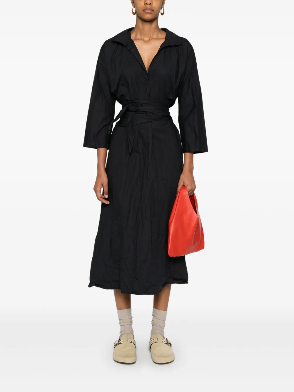 Belted Midi Dress