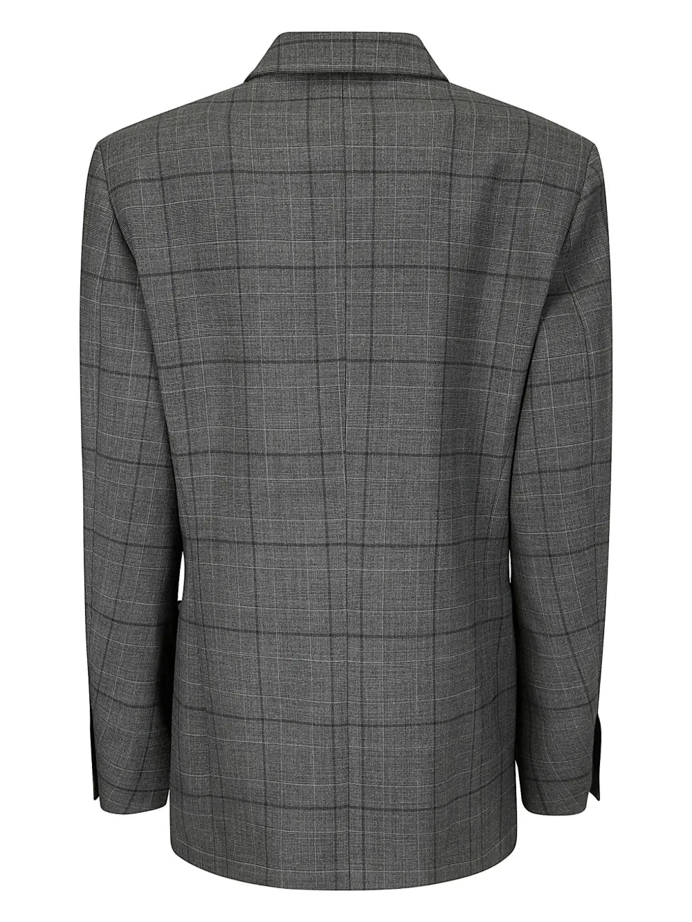 Plaid-Check Pattern Blazer