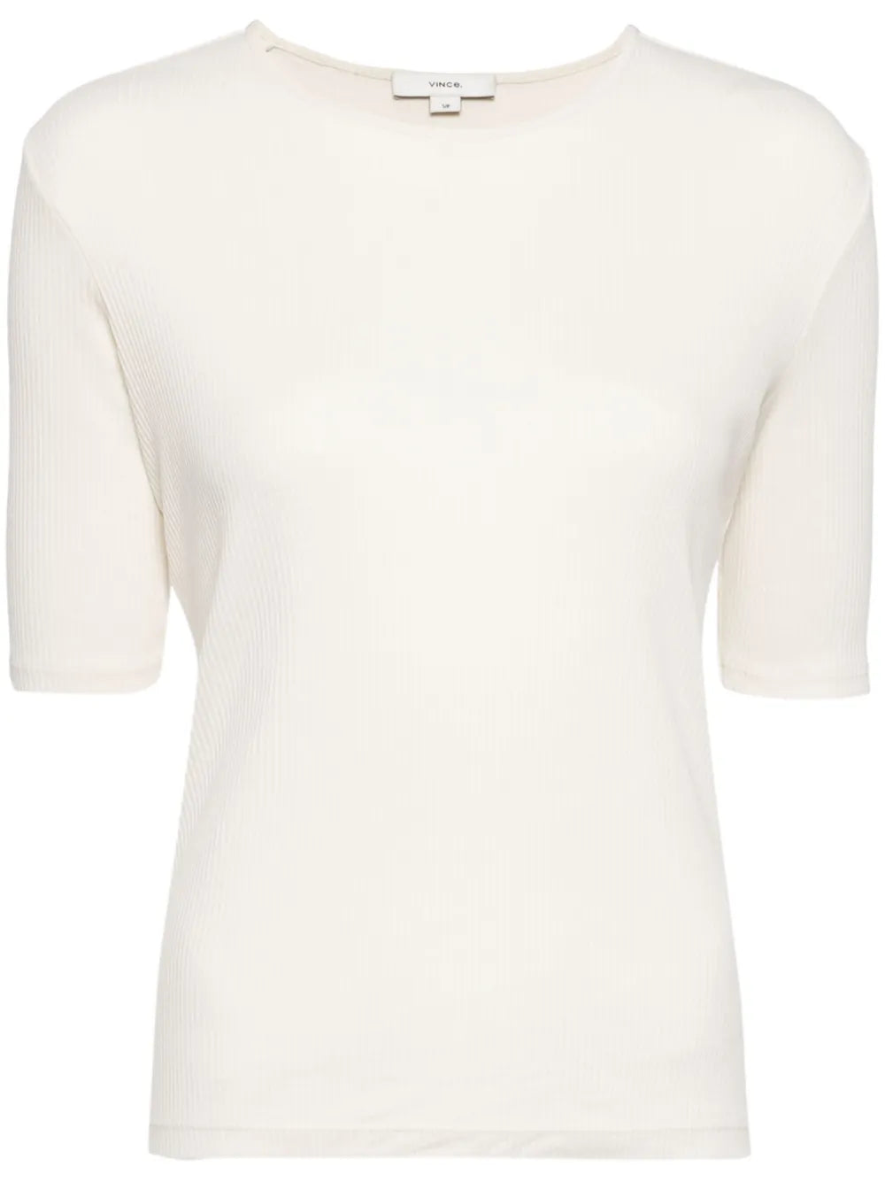 Cotton Ribbed T-Shirt