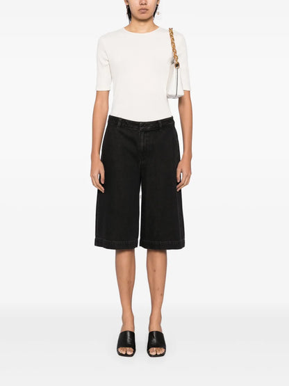 Cotton Ribbed T-Shirt