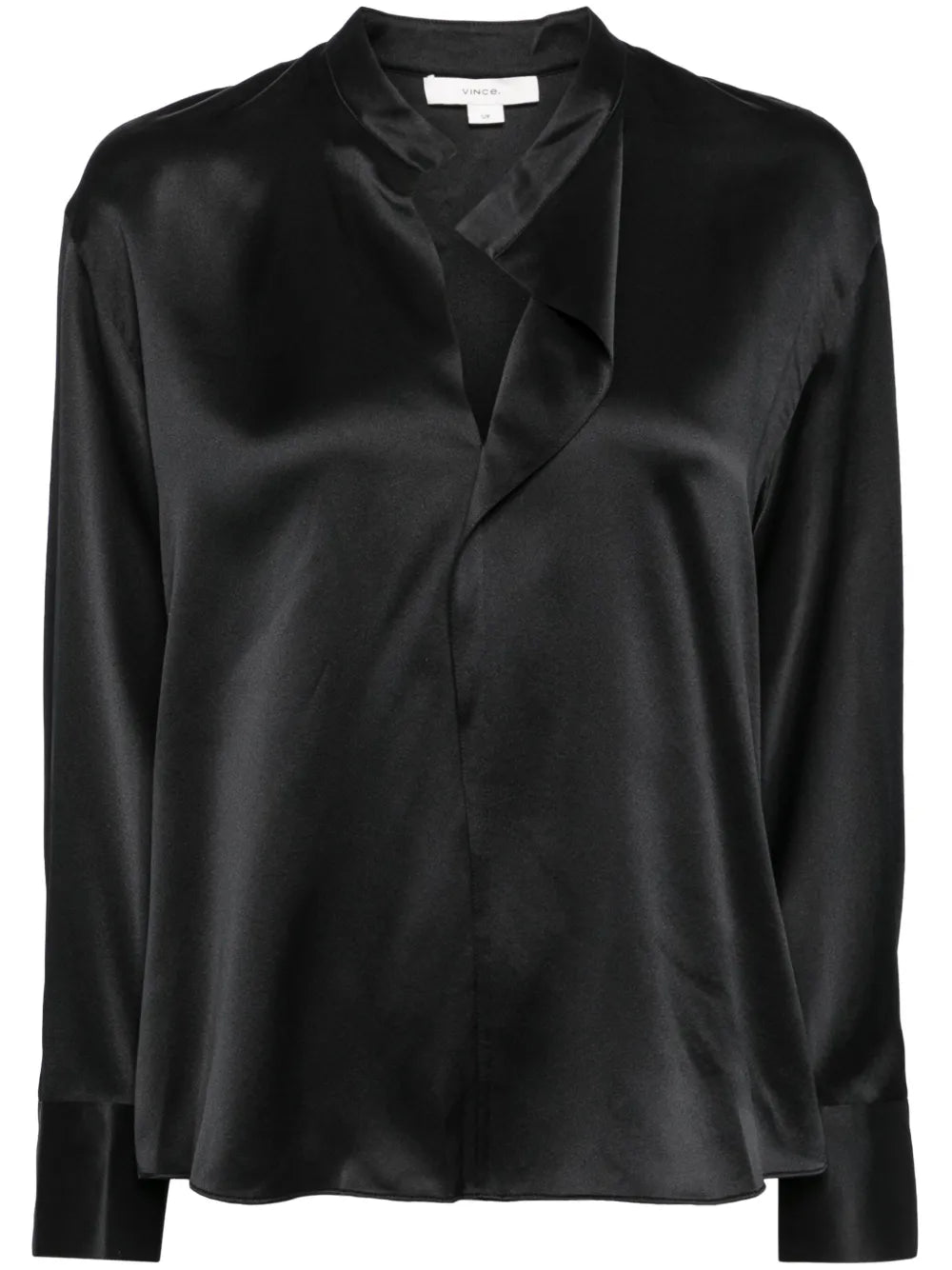 Draped Silk Blouse
