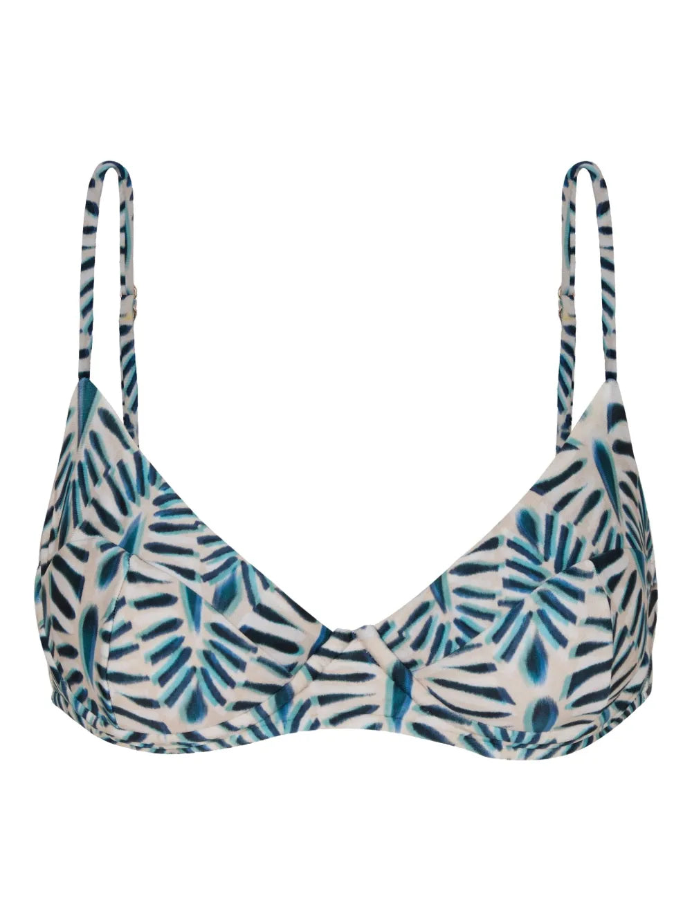 Yucca-Print Bikini Top