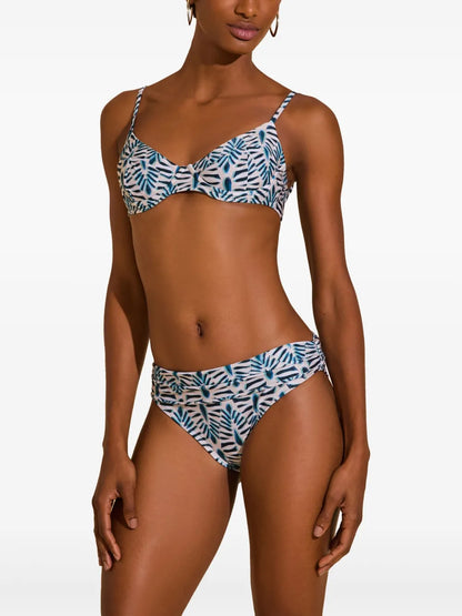 Yucca-Print Bikini Top