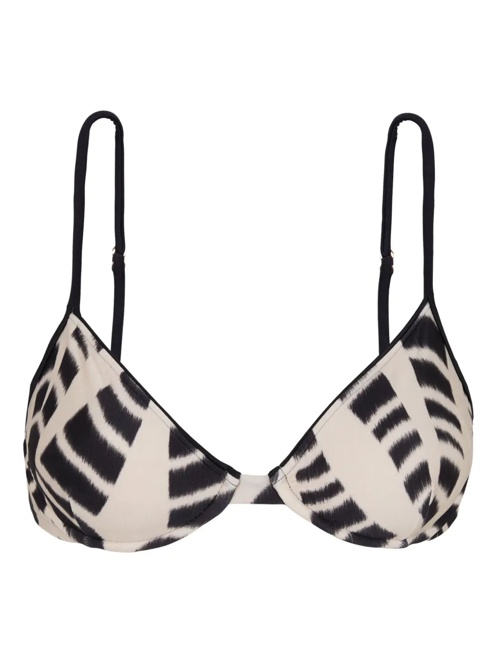 Printed Triangle Bikini Top