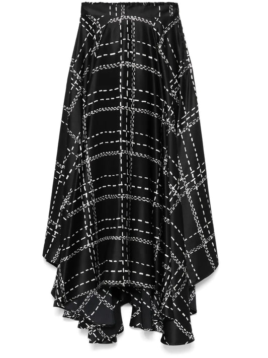 Tartan Midi Skirt