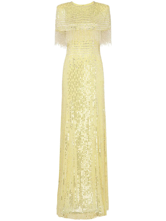 Lyla Sequin-Embellished Gown