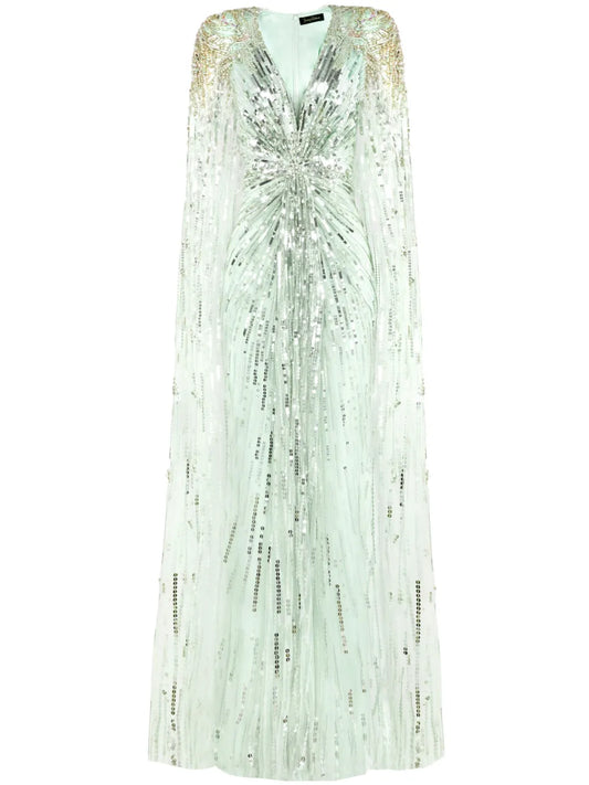 Gold Rush Sequin-Embellished Gown