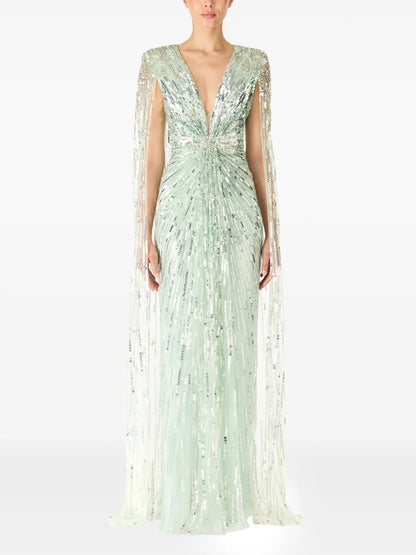 Gold Rush Sequin-Embellished Gown