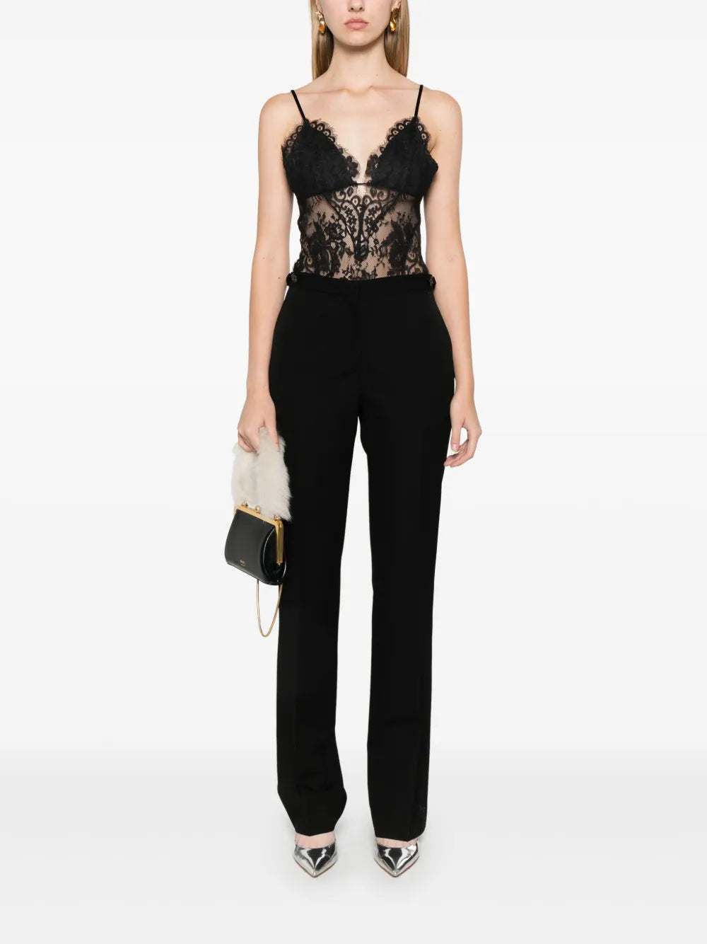 Illustration Lace Bodysuit