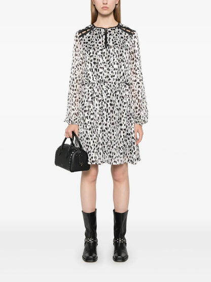 Abstract-Print Dress