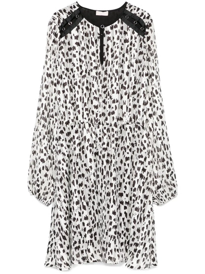 Abstract-Print Dress