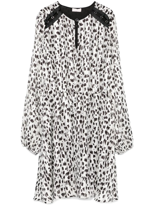 Abstract-Print Dress