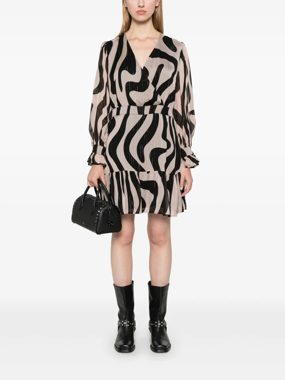 Abstract-Print Dress