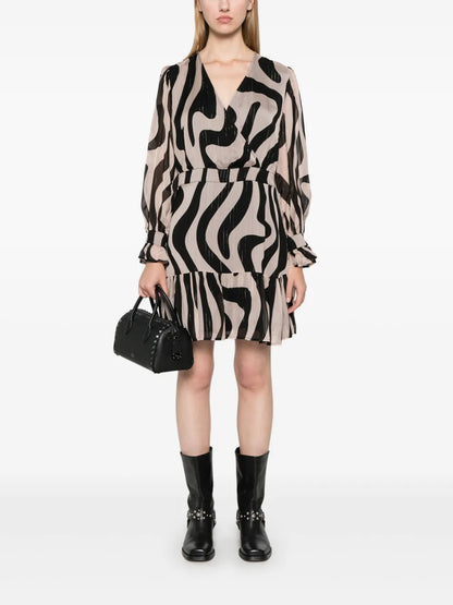 Abstract-Print Dress