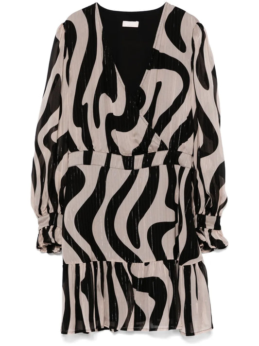 Abstract-Print Dress