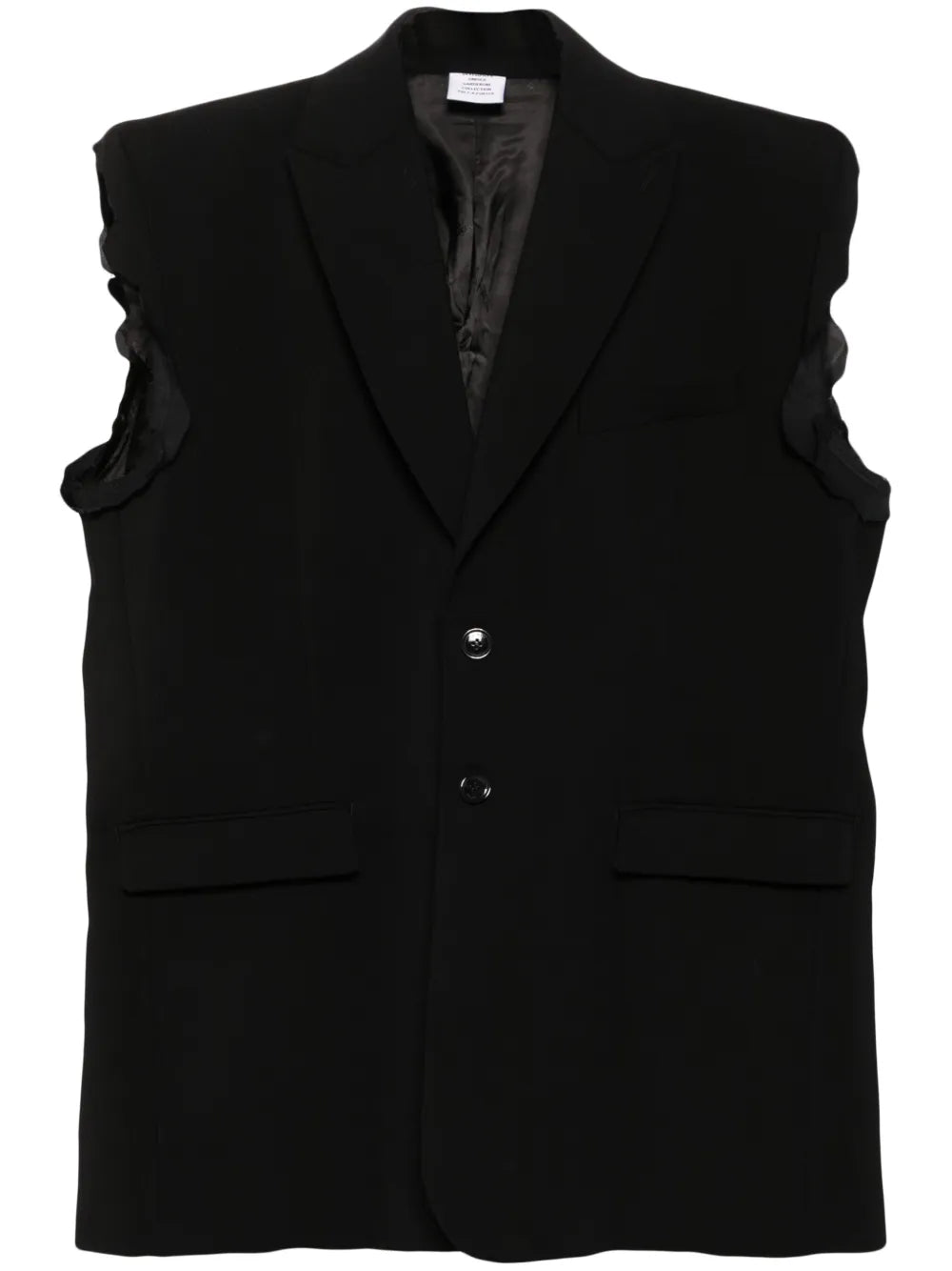Peaked Lapel Waistcoat