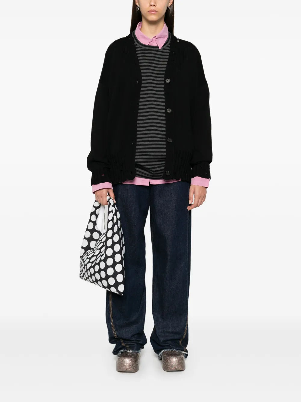 Dishevelled Cotton Cardigan