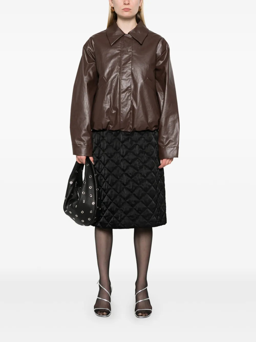Coated Bomber Jacket