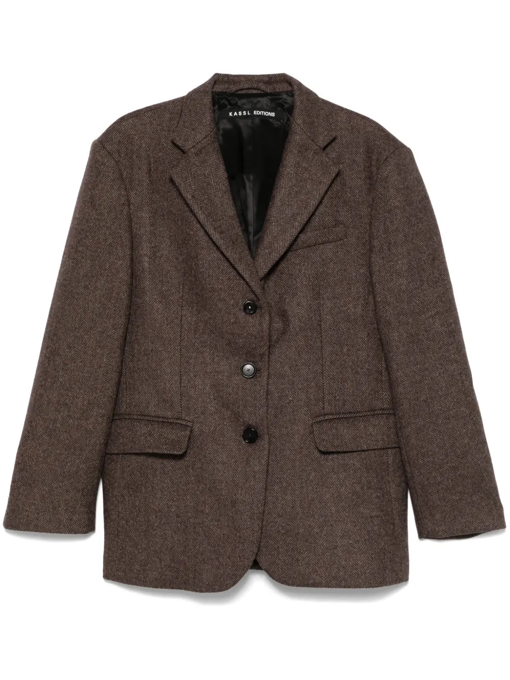 Herringbone-Pattern Blazer