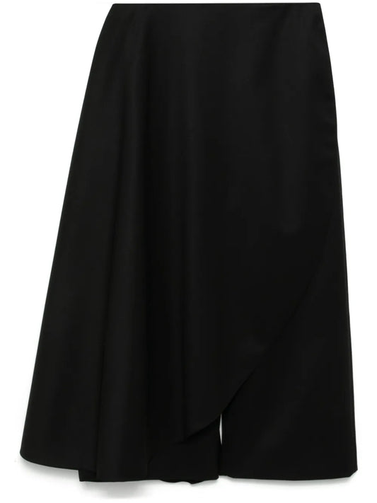 Asymmetrical Skirt Pants