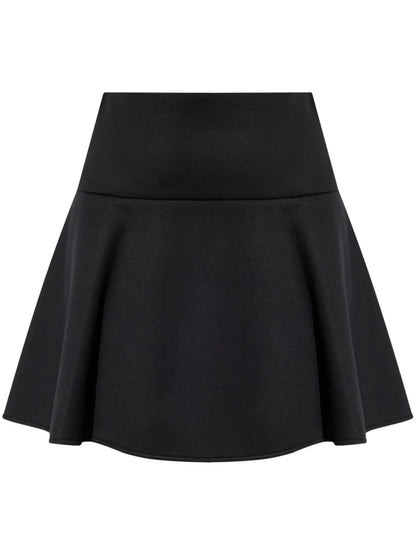 Logo Flared Skirt
