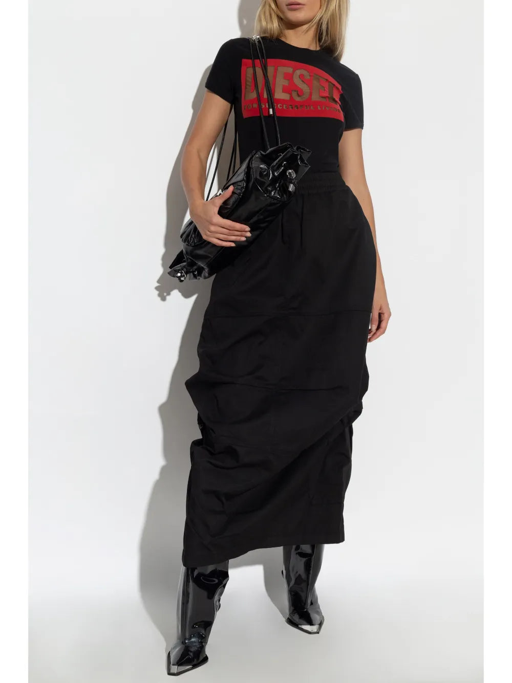 Ruched-Detailing Skirt