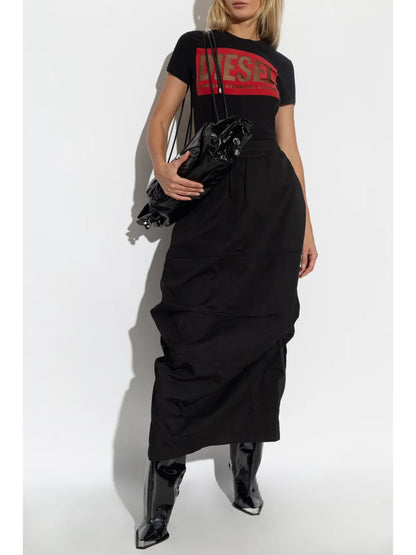 Ruched-Detailing Skirt