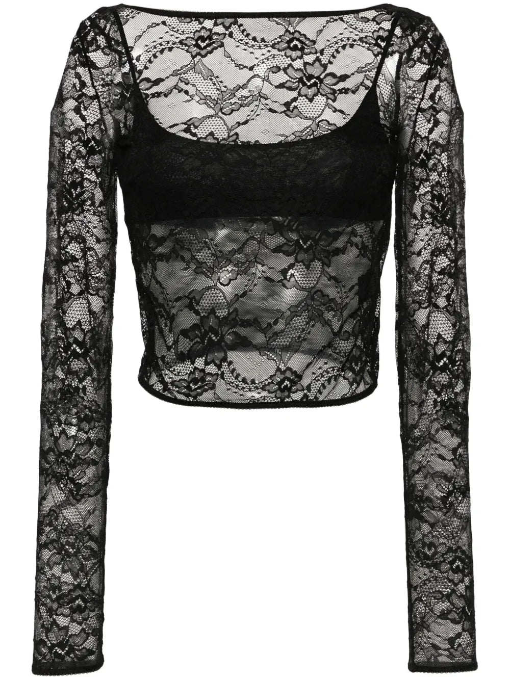 Floral-Lace T-Shirt