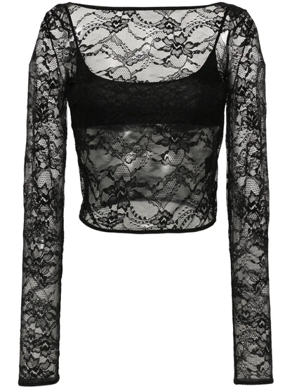 Floral-Lace T-Shirt