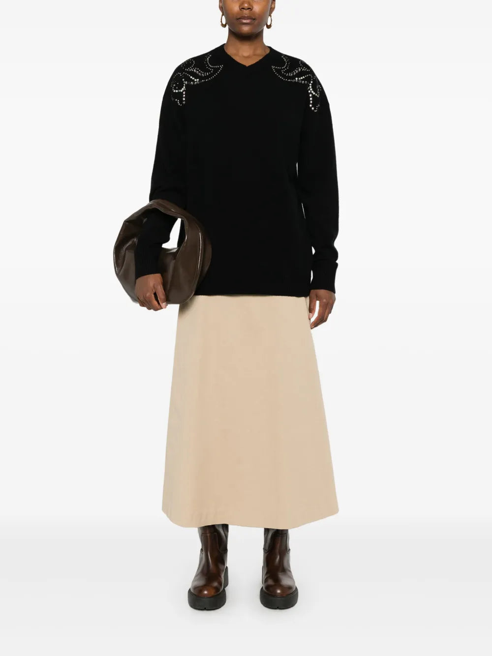 Embellished Statements Sweater